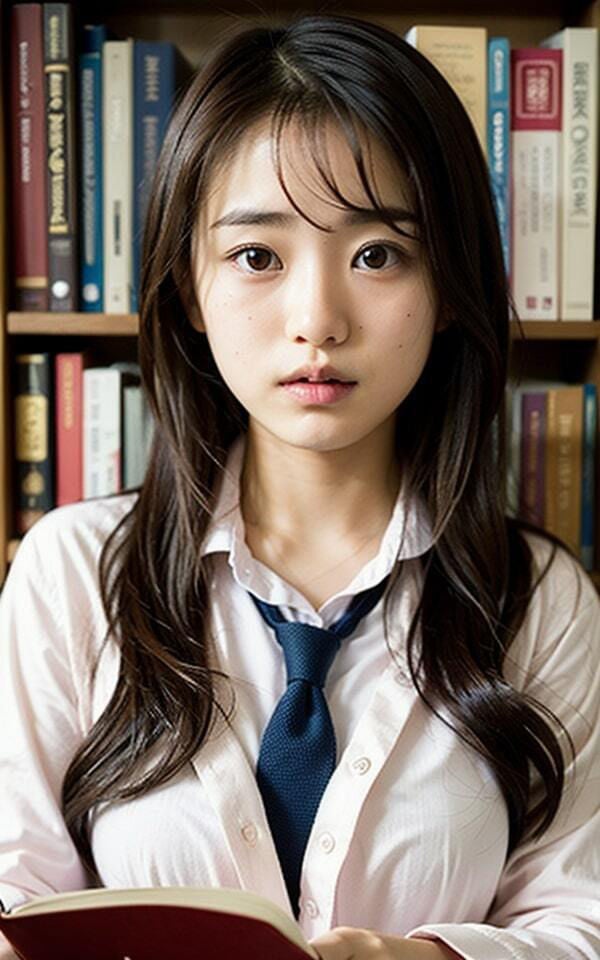 【貧乳】図書委員の先輩