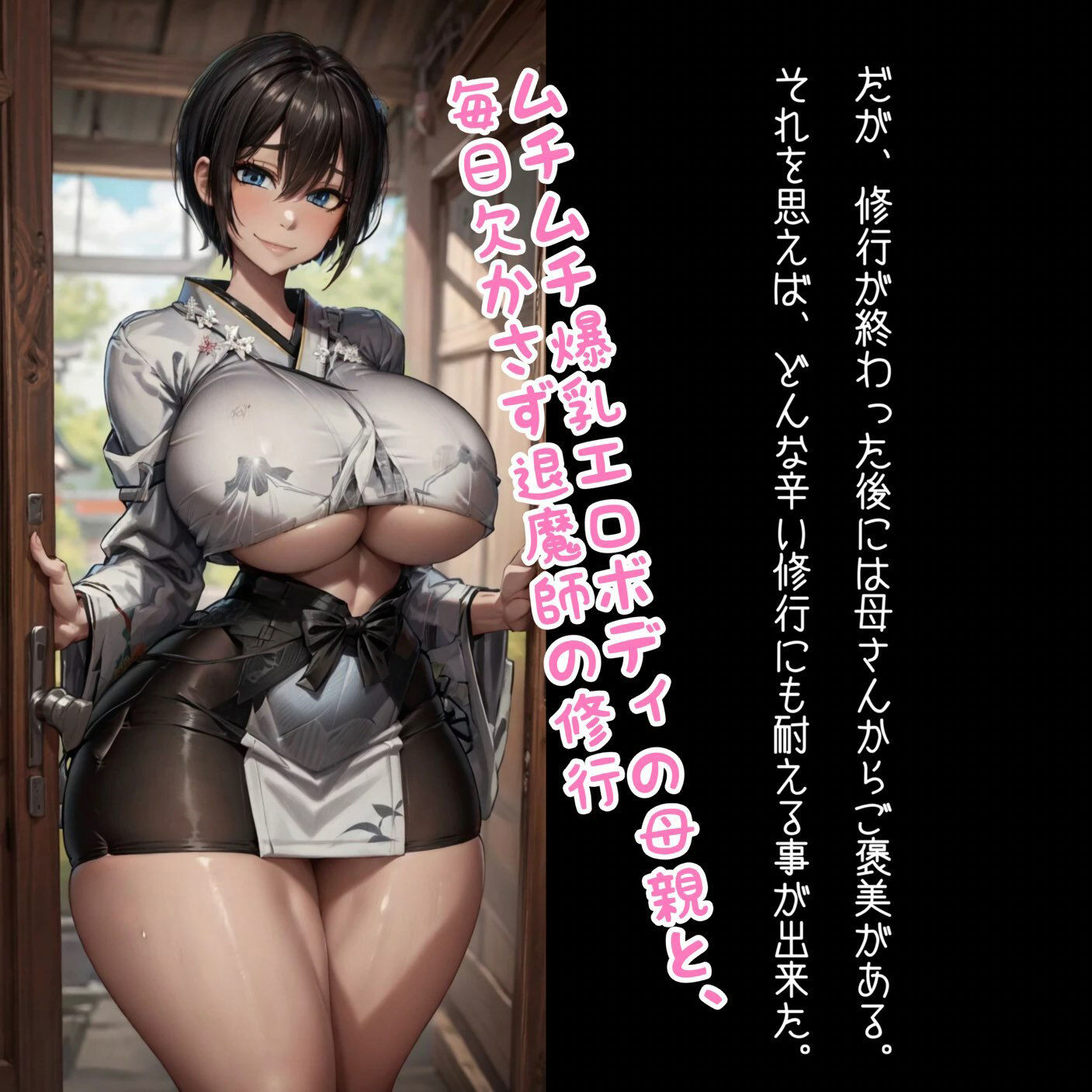 ムチ無知ママ退魔師ミサキ触手NTR