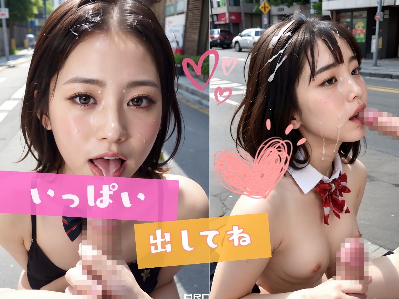 えちえちJKフェラチオ祭 - おちんちん大好きJKの痴態