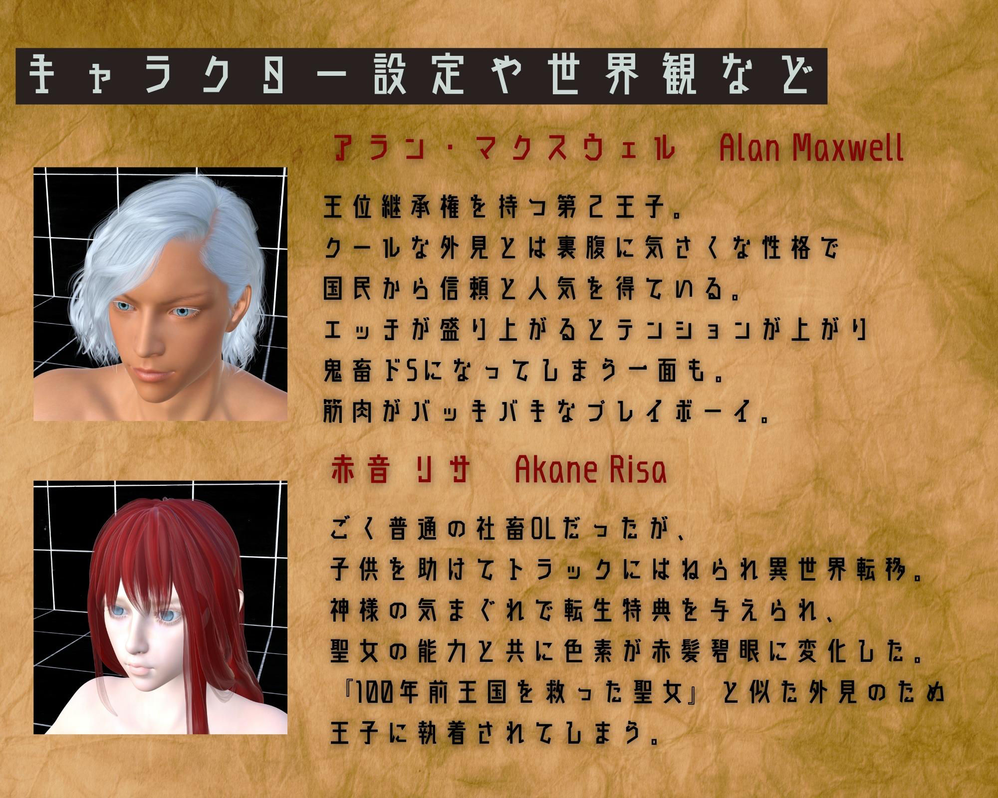 作画資料に使える！エロ漫画用3Dポーズ集 Vol.007 【 座位編 】 作成イメージ : 〜異世界転移した社畜OLと隠れ鬼畜なイケメン筋肉王子〜