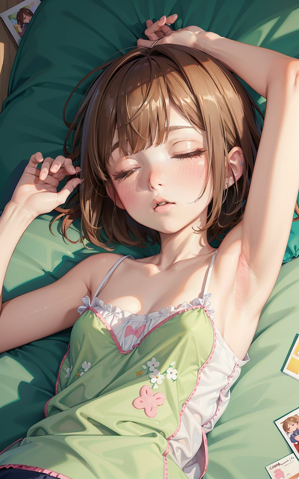 AIイラスト集 少女の寝顔