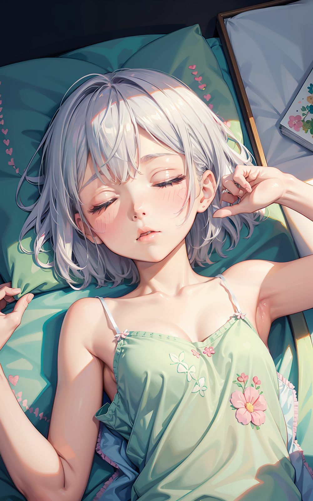 AIイラスト集 少女の寝顔