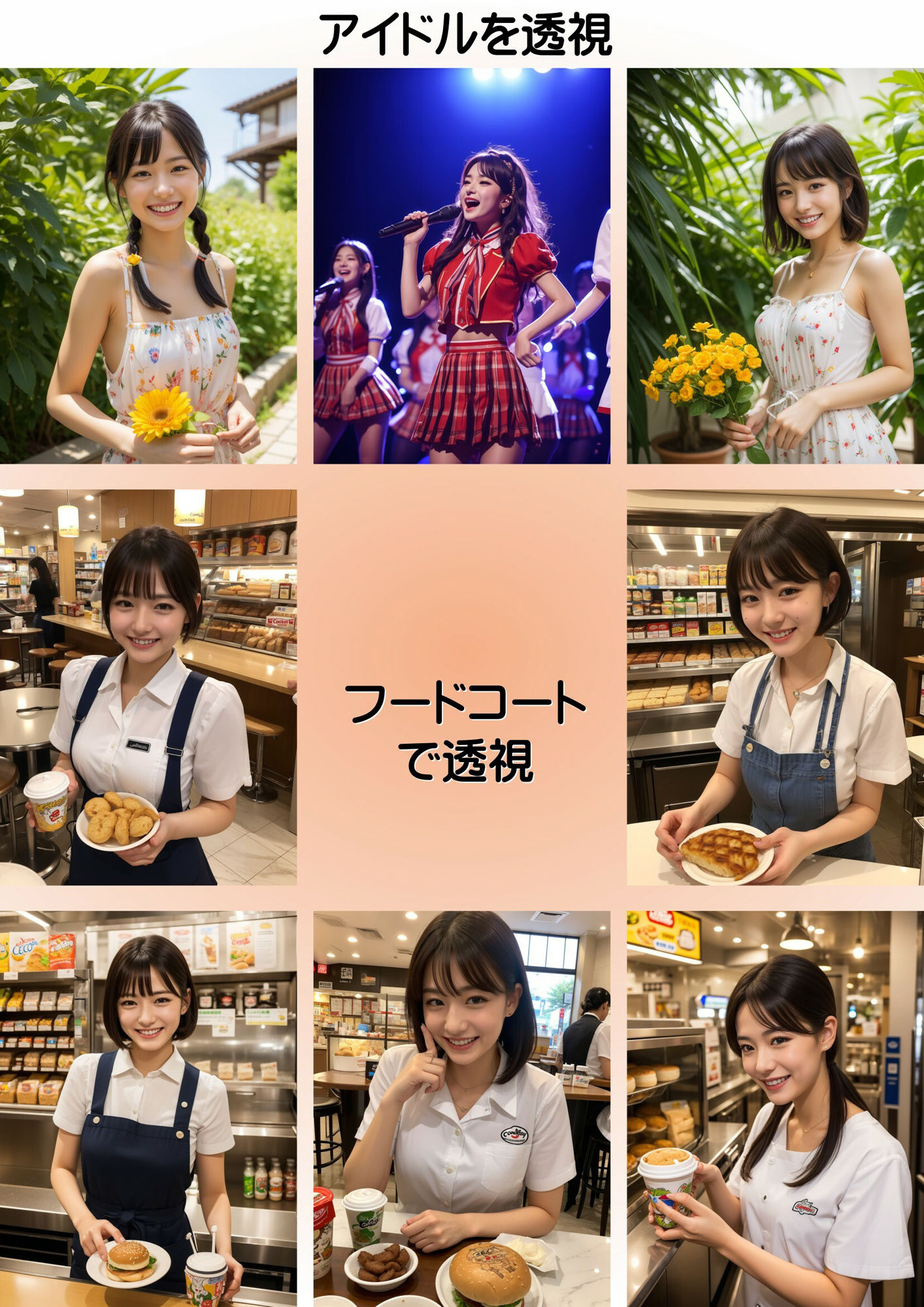 AI美女写真集 透視眼鏡 お仕事編2