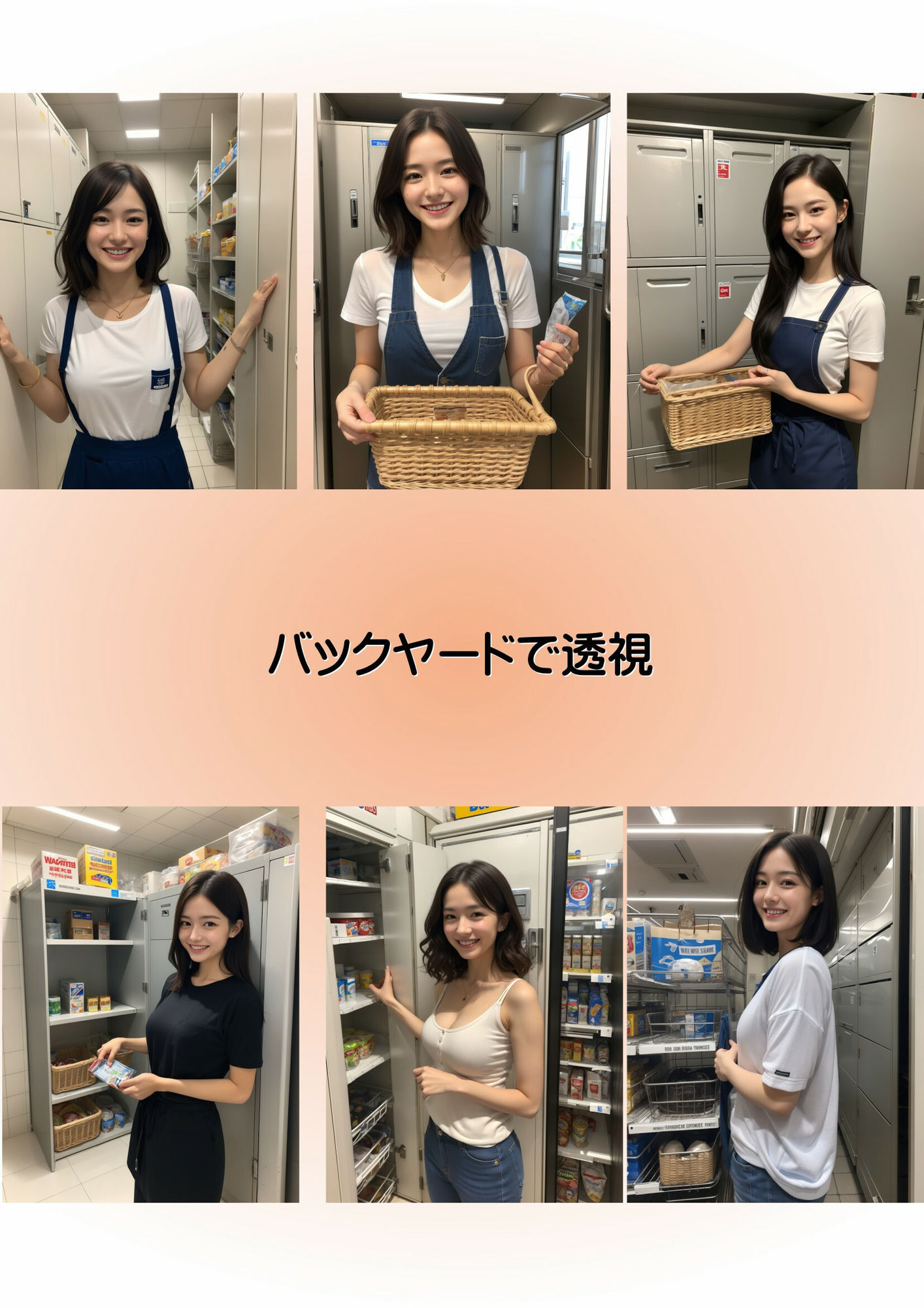 AI美女写真集 透視眼鏡 お仕事編2