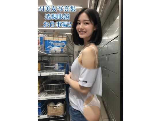 AI美女写真集 透視眼鏡 お仕事編2