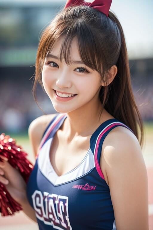 AI生成美女写真集 vol8 チアガ美女
