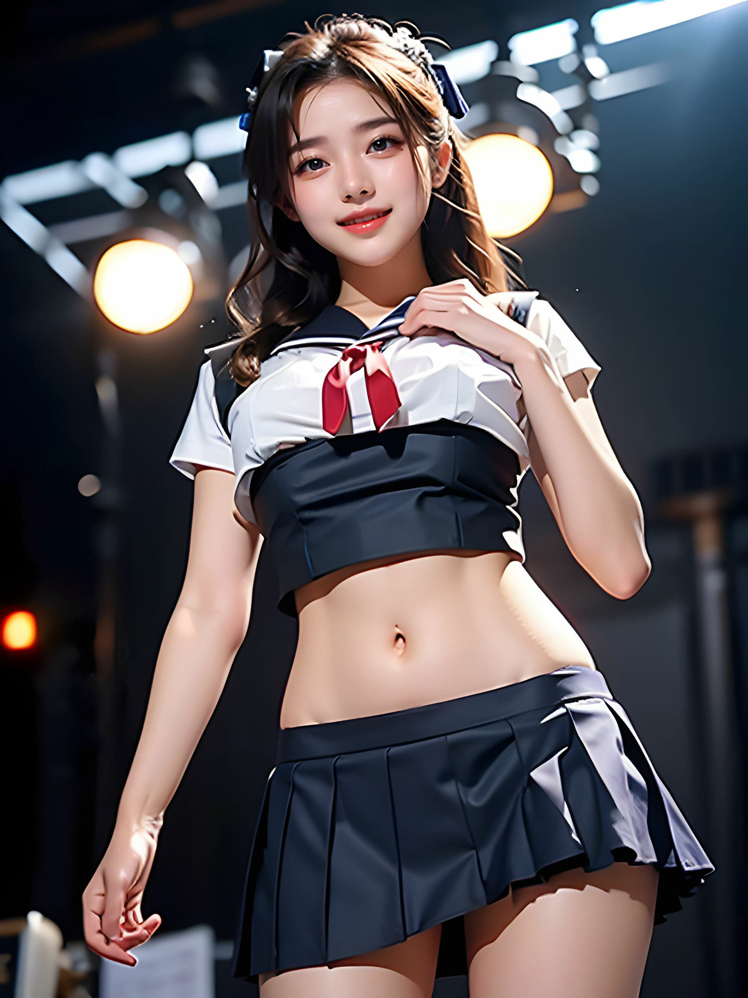 【無料】妄想彼女 アイドルの下乳