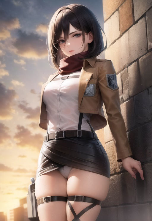 進撃の巨チン ミカサ 処女駆逐編