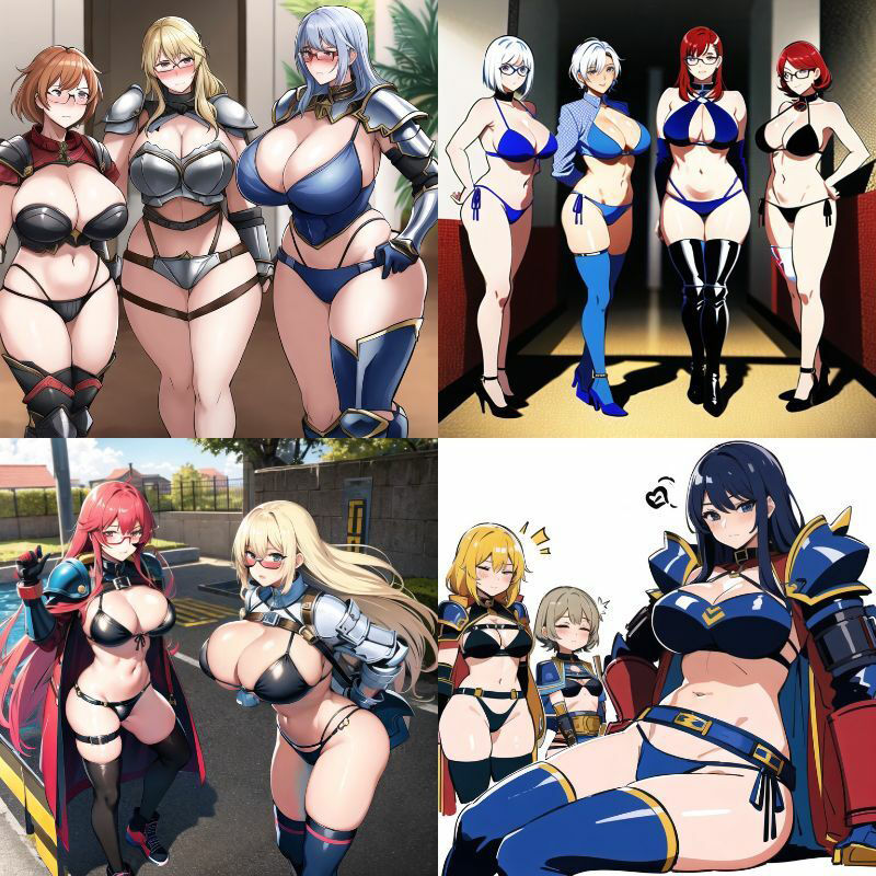 【微エロ】女戦士コレクション334枚【ビキニアーマー・バニー戦士・ハーレム・敗北・拘束などシチュ多数】