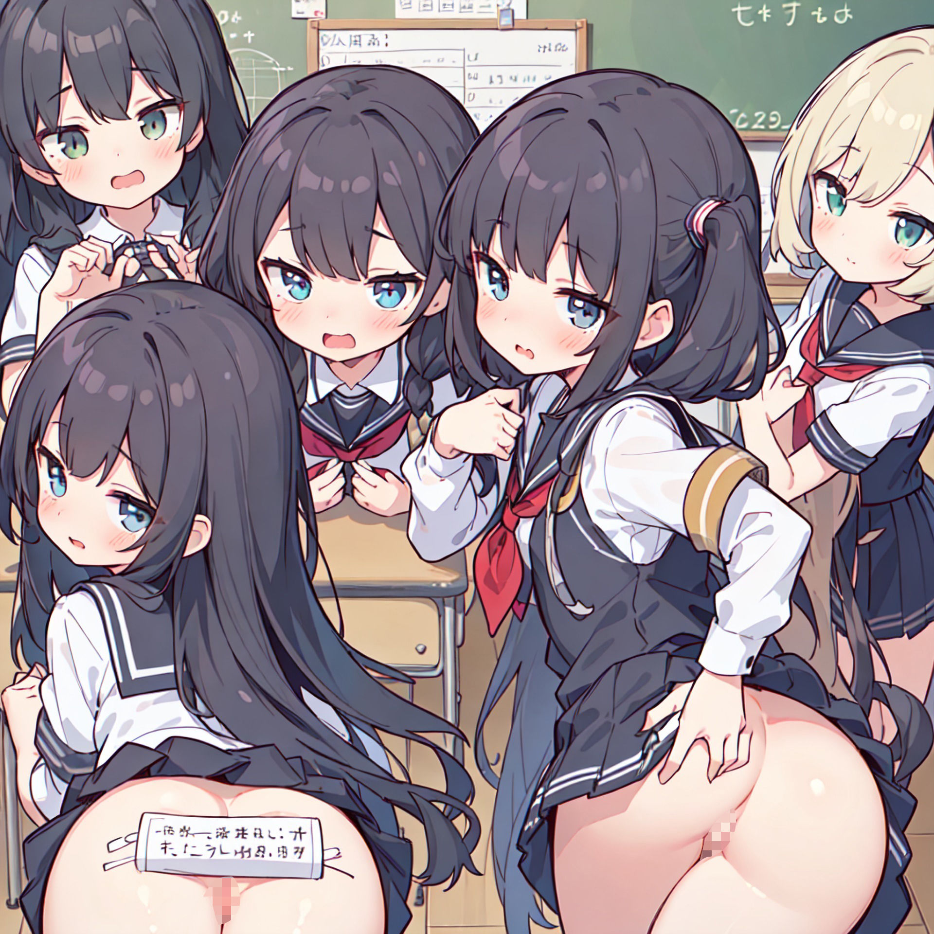 市立ケツ出し女学院