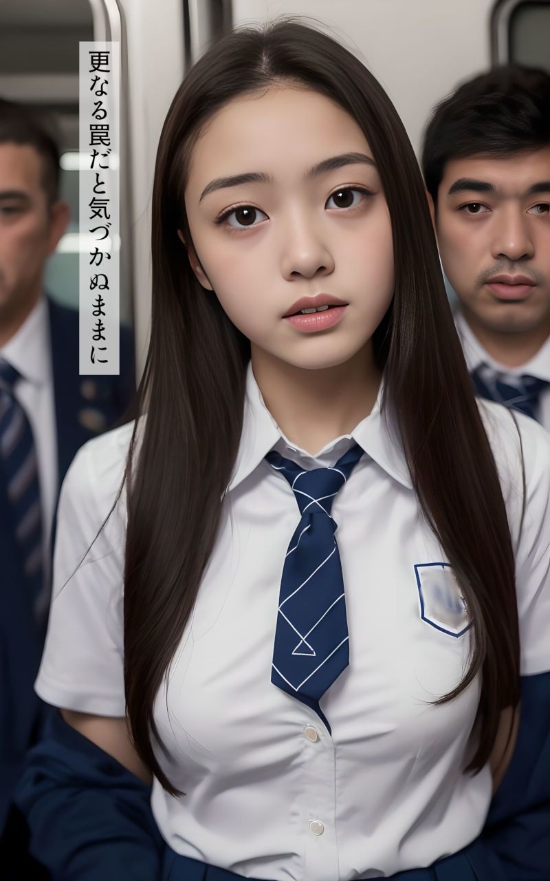 女子校生IN痴●電車SNSにひそむ罠(ストーリー付)第一集