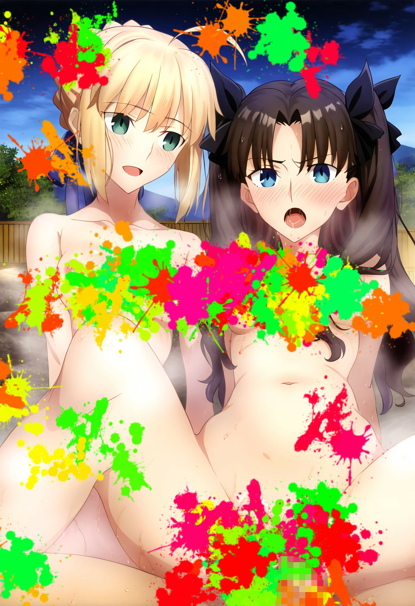 Fate Saber ＆ Rin