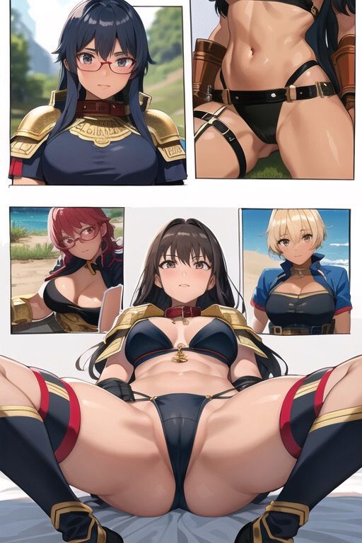 【微エロ】女戦士コレクション（ビキニアーマー・褐色・眼鏡・拘束など）