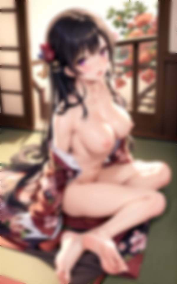 貧乳・着物 妹の成人式で振袖姿に興奮して処女を奪