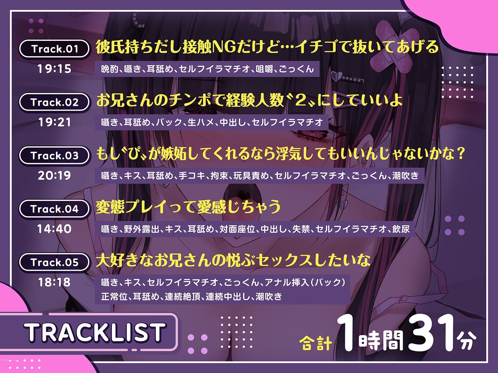 性的に依存する病み地雷女子のセルフイラマチオ 【NGなしNTR】