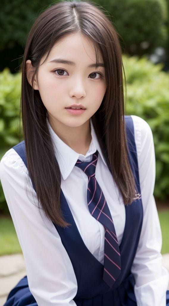 異世界の女子校生たちの制服写真集