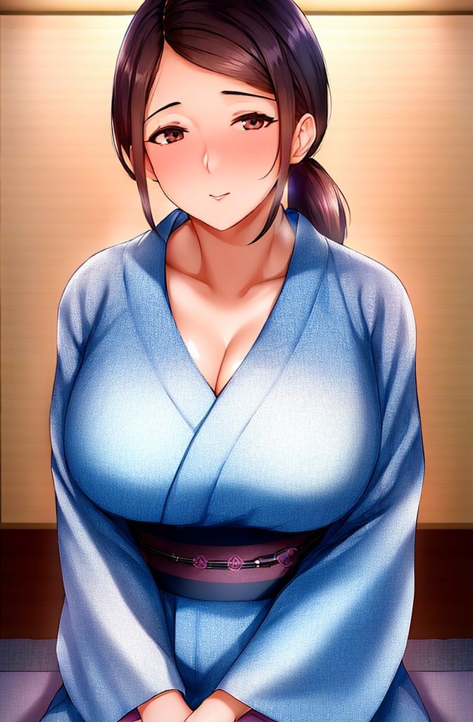 着物美女【妄想イラスト美女図鑑vol.25】