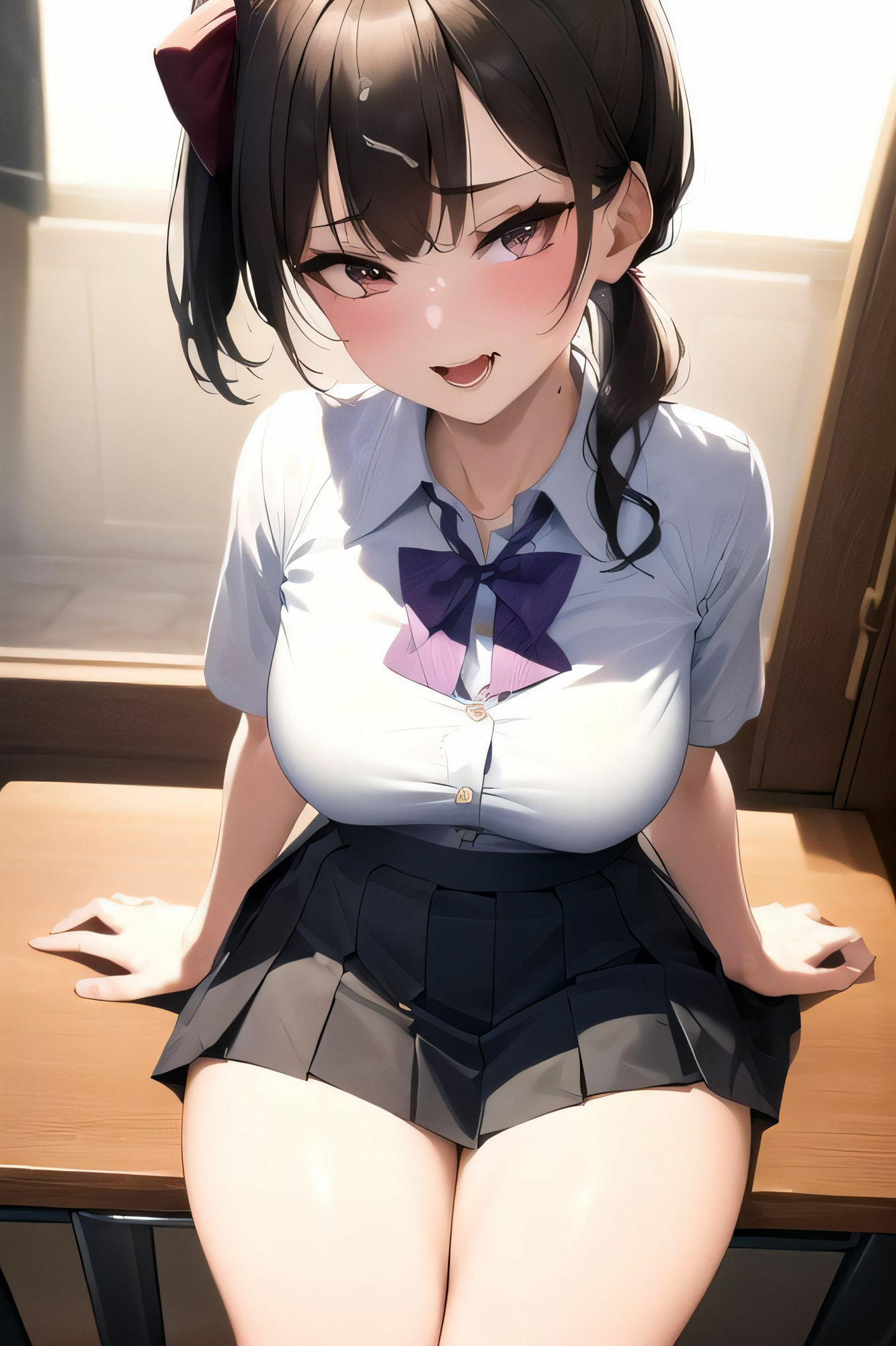 ノーモザイク！生意気JKの誘惑