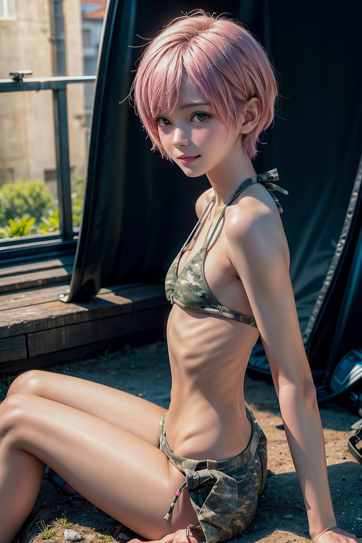 新米激カワ兵士20才★スレンダー美乳