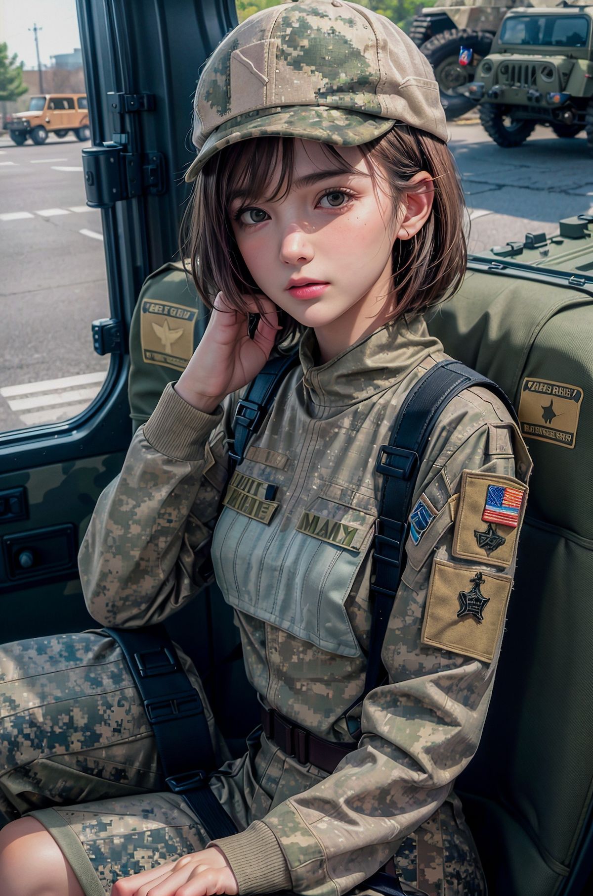 新米激カワ兵士20才★スレンダー美乳