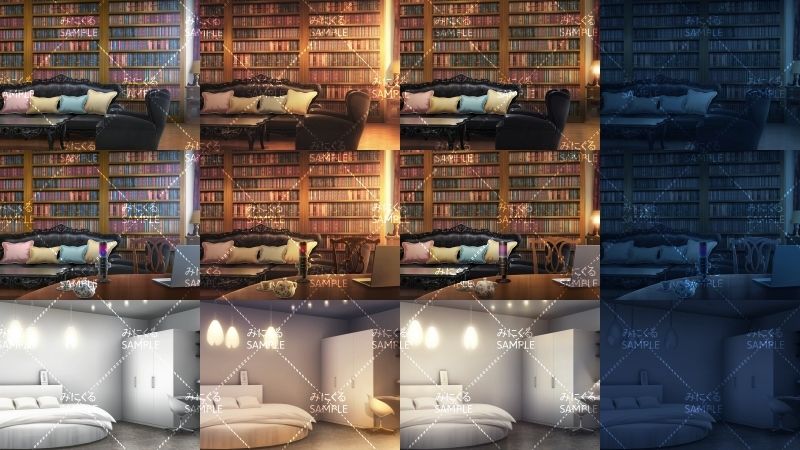 みにくる背景CG素材集『お部屋編』part01