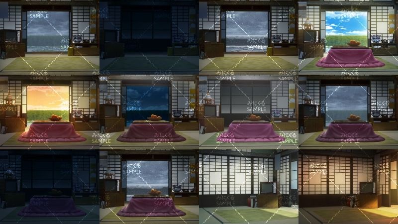 みにくる背景CG素材集『お部屋編』part01