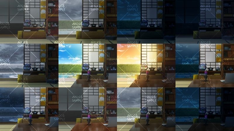 みにくる背景CG素材集『お部屋編』part01