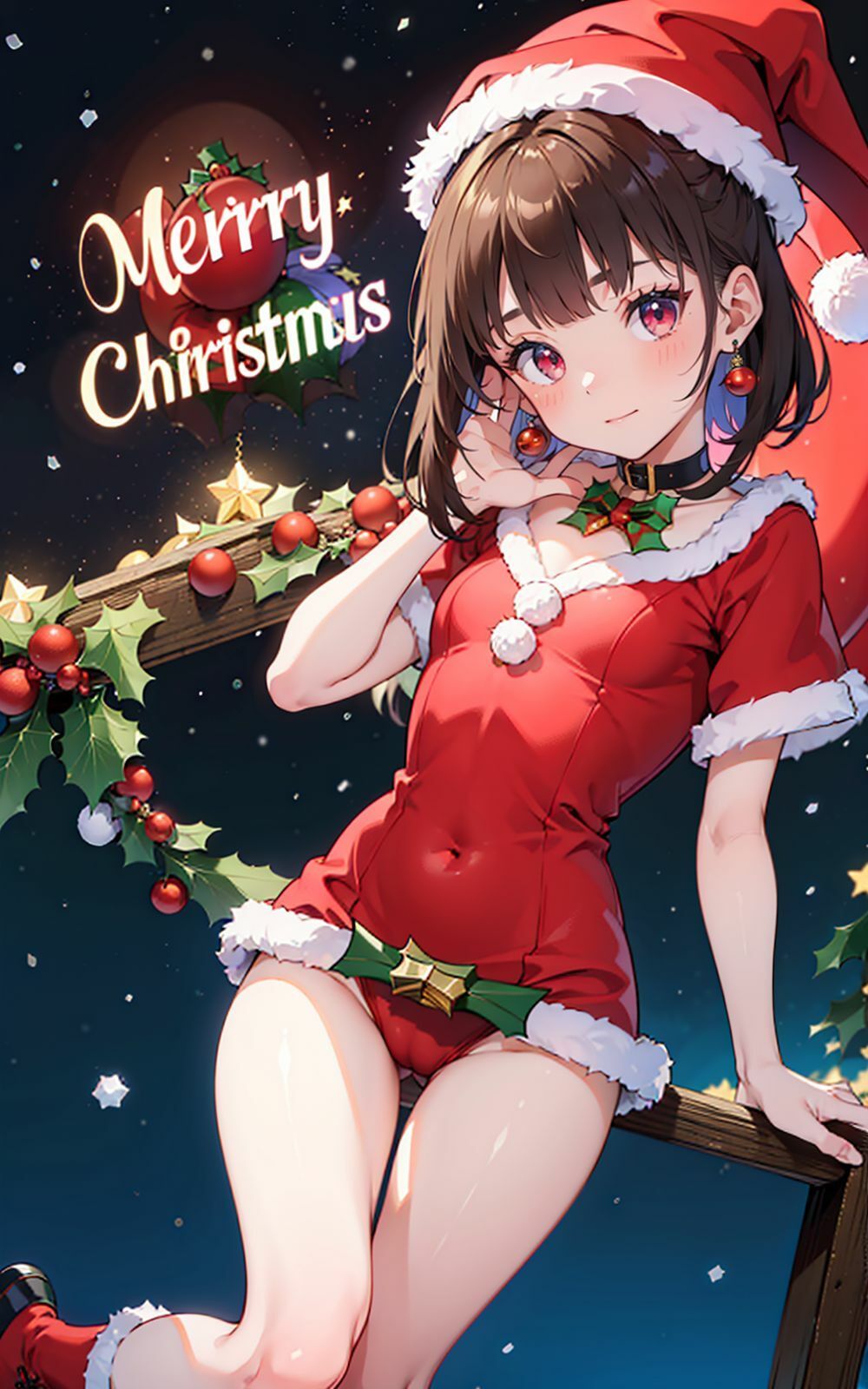 サンタコスプレ イラスト