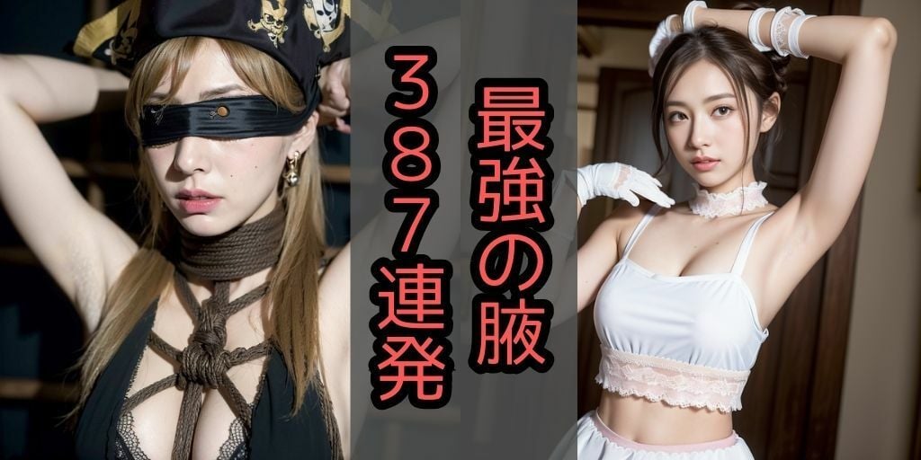 3.【387枚！】着エロ腋フェチの完全版【製作期間3カ月越え】脇フェチによるワキフェチのための一作【さまざまなパターンの脇美人を堪能】美少女集