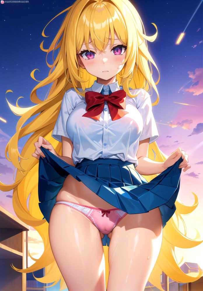 可愛すぎる女子スカートめくり