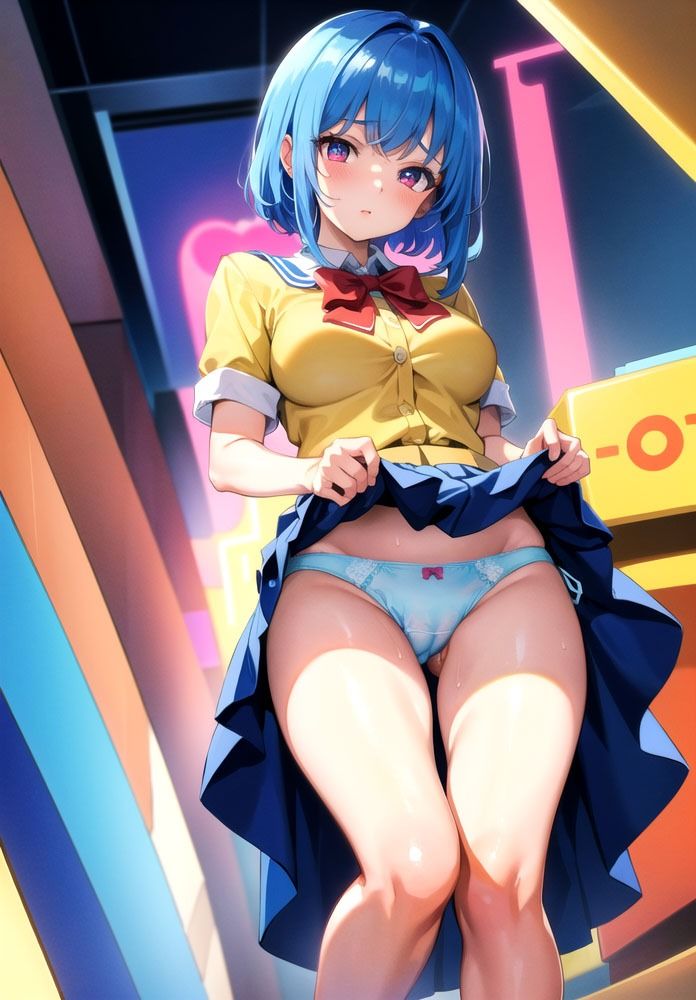 可愛すぎる女子スカートめくり