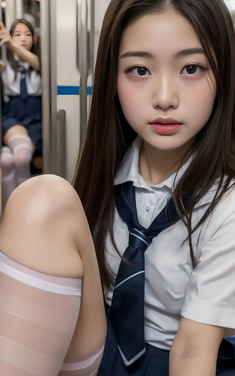 女子校生IN痴●電車SNSにひそむ罠(ストーリー付)第四集