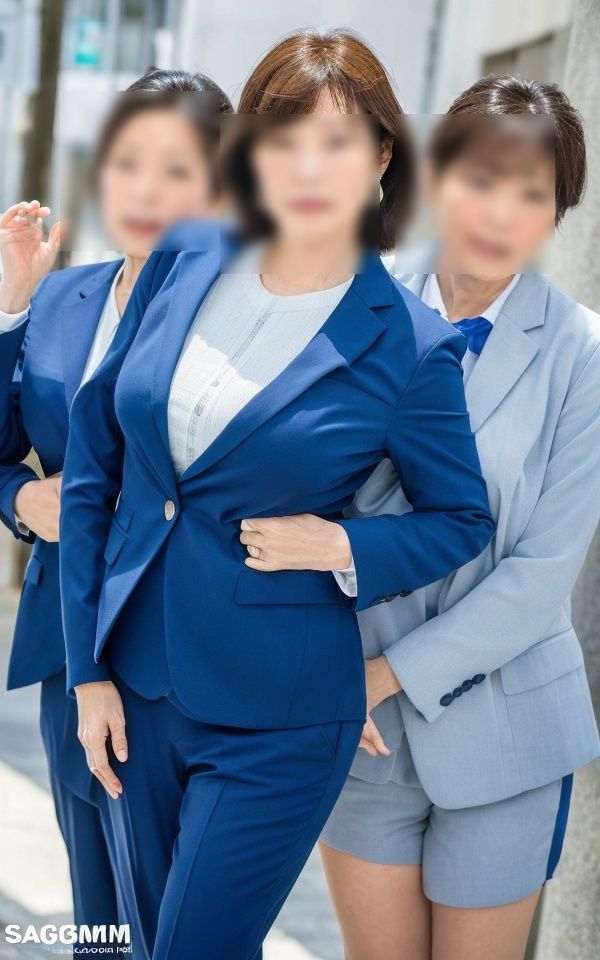 熟女政治家 海外視察in 沖縄 下着ビキニ大撮影会