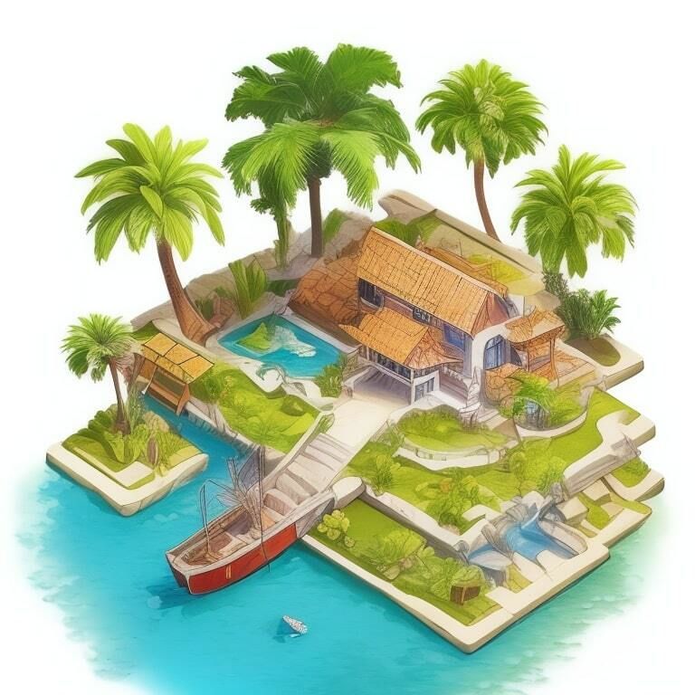 【無料】立方体視点の自然風景素材01 TRPG、ゲーム開発、動画素材などにご利用ください