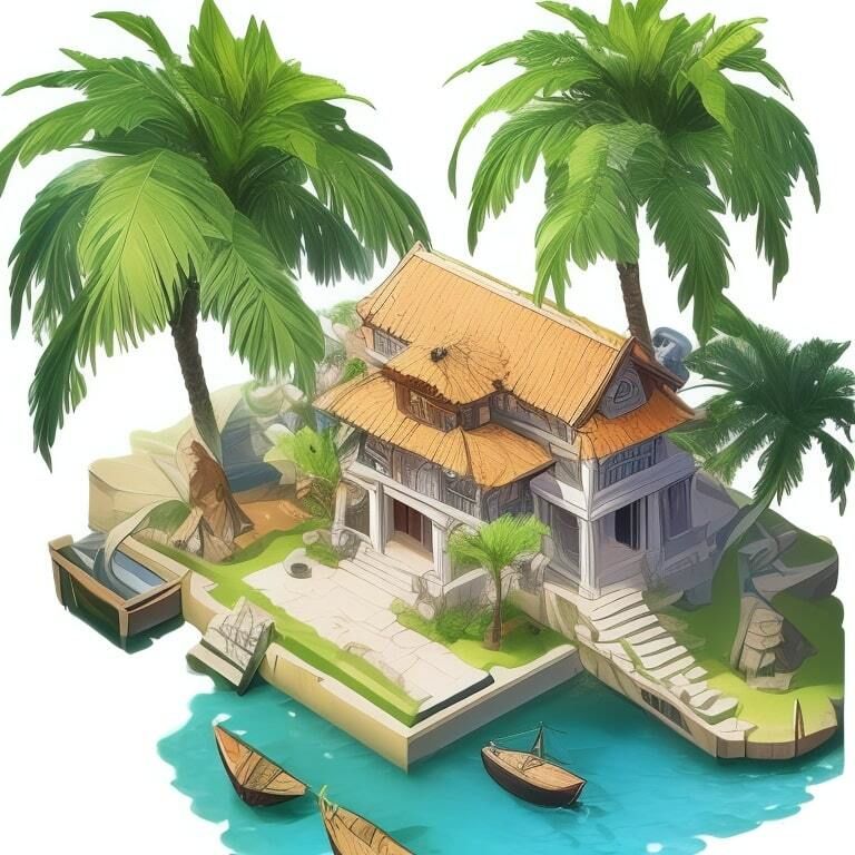 【無料】立方体視点の自然風景素材01 TRPG、ゲーム開発、動画素材などにご利用ください