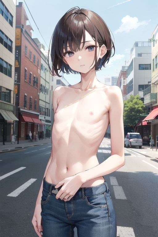 クール系、無気力系、ダウナー系少女たちの路上撮影会