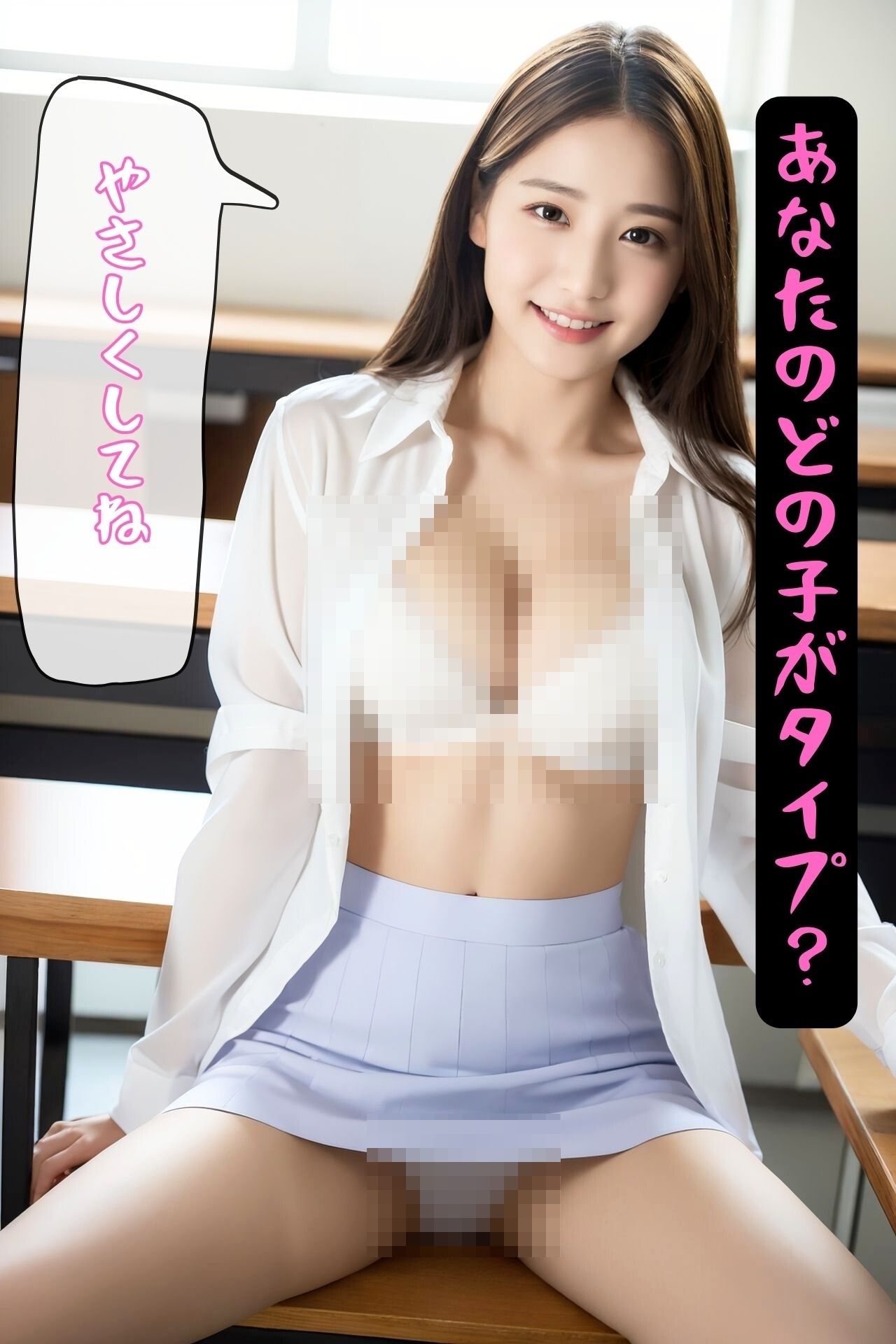 パンチラ学園 あなたの好みのタイプは? パンチラ編