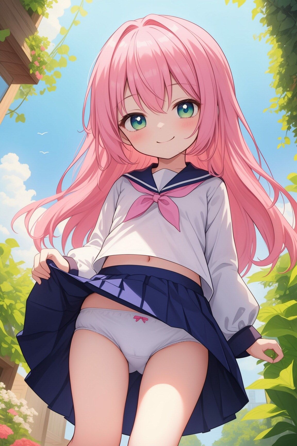 パンツを見せて挑発してくるメス◯キにわからせてやった 4