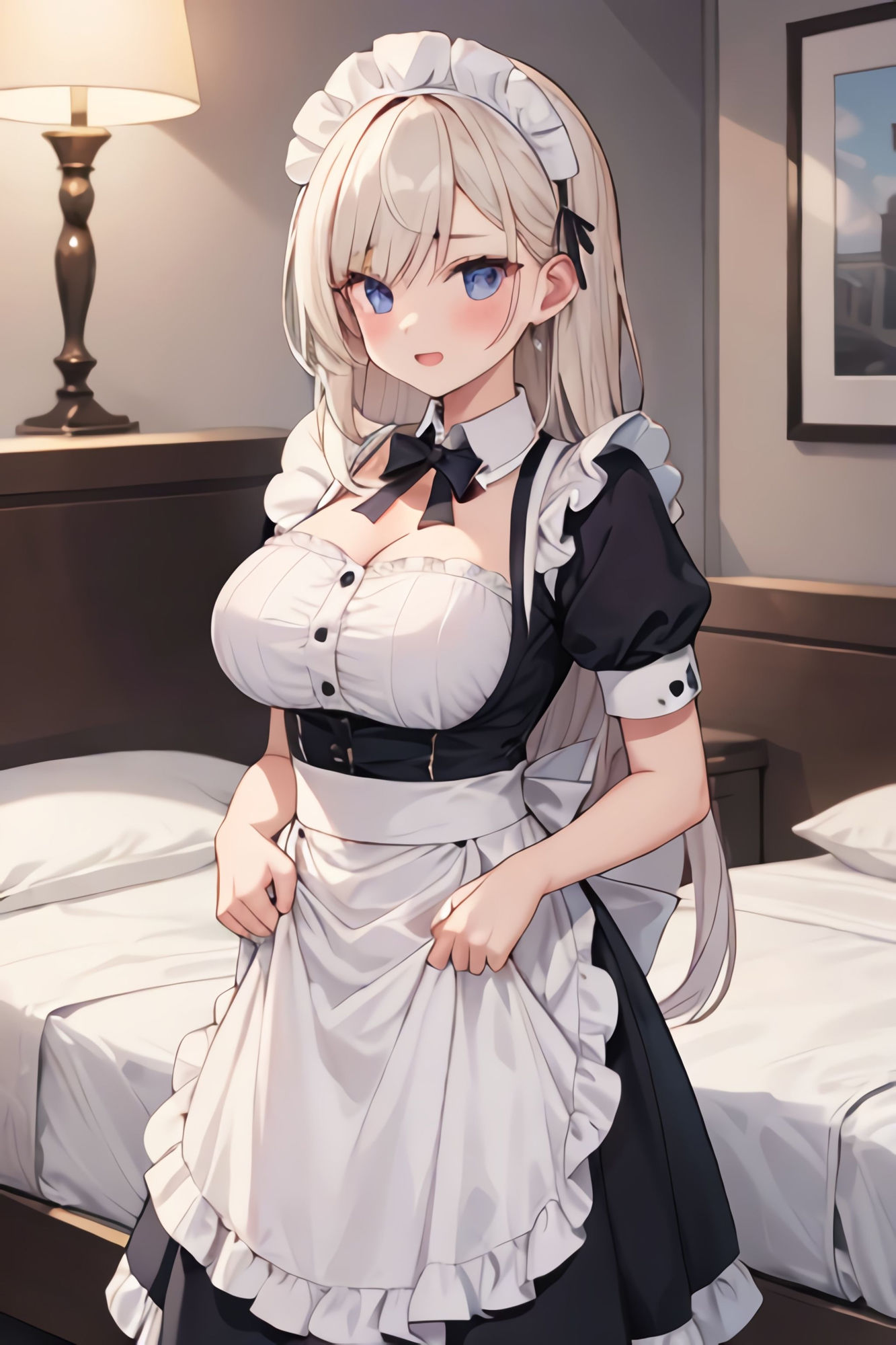 メイドさん、中出しご奉仕