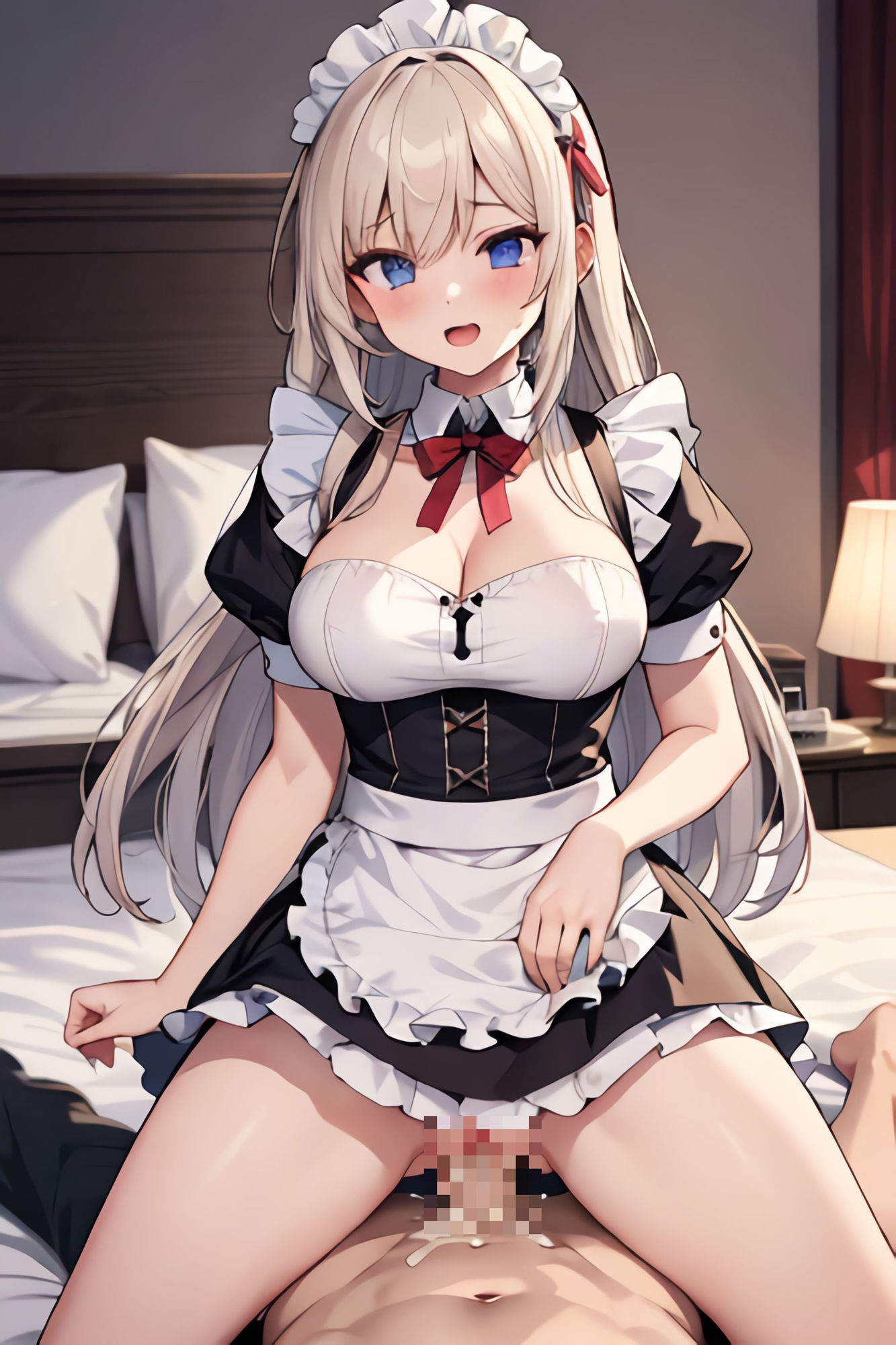 メイドさん、中出しご奉仕