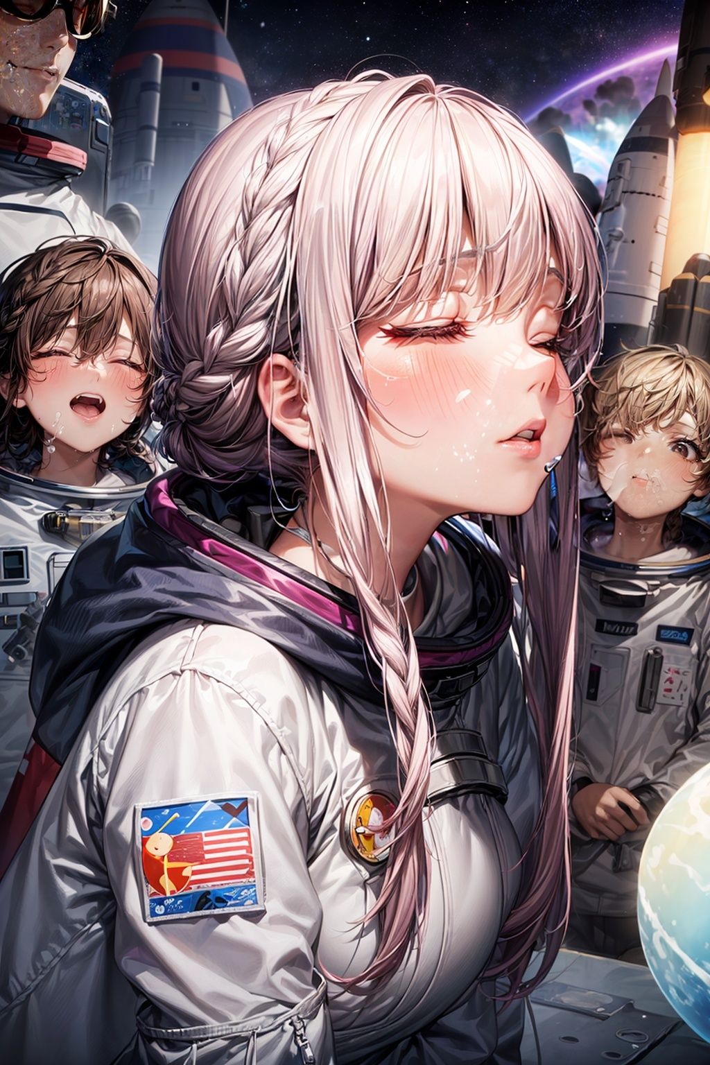 宇宙でアソコもドッキングステーション