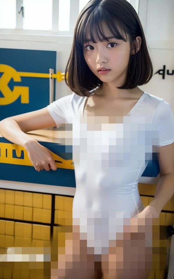 【ぺちゃぱい】地味女の体操着