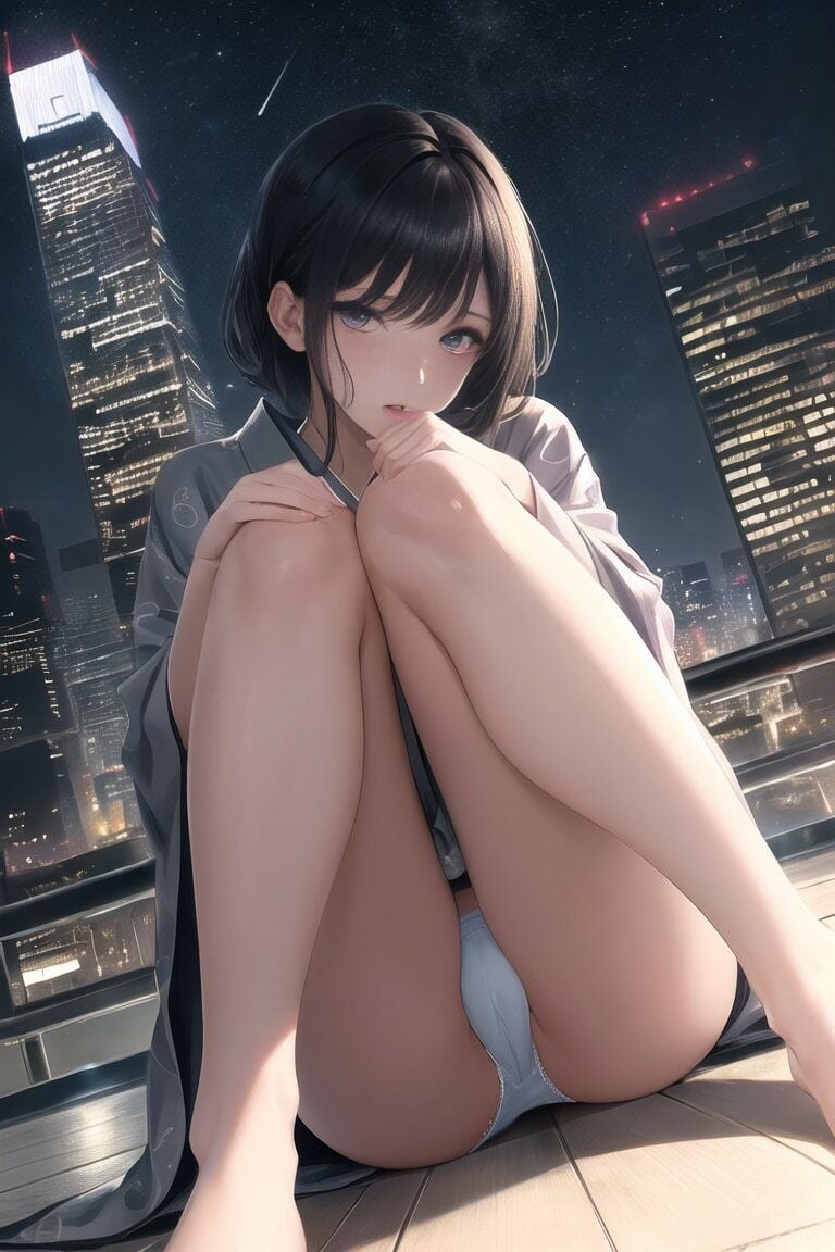 【露出狂】巨乳浴衣美女★パンツ丸出しが日常の世界線