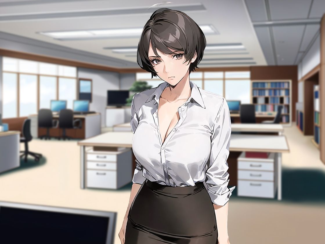 【赤ちゃん淫語】クール系ボーイッシュな巨乳女上司が汚ちんぽをバブみ快楽調教!仕事のできない俺は呼び出されてオムツをさせられる!
