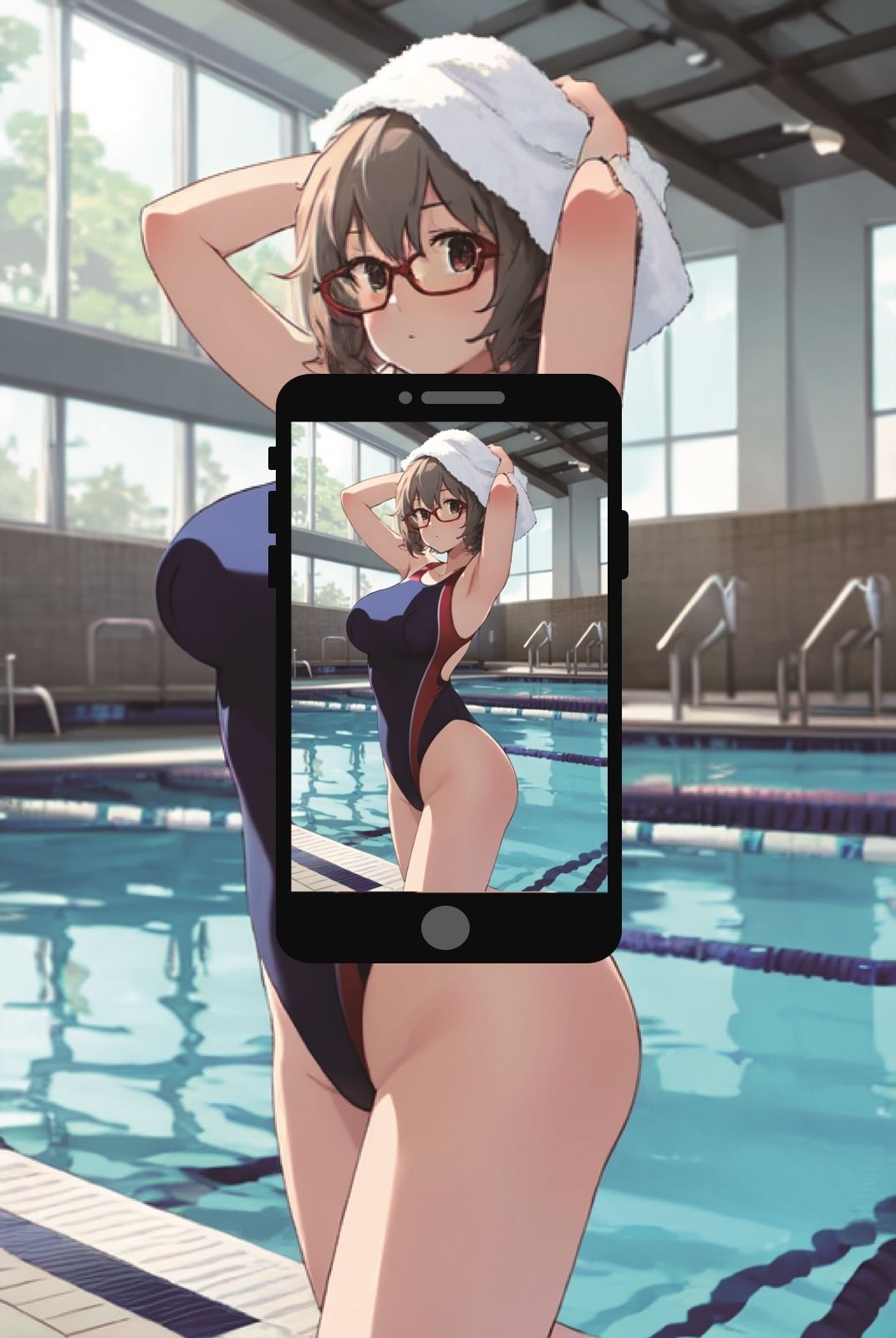 おかしなスマホアプリで「眼鏡っ娘」を【即オチ2コマ】させる話