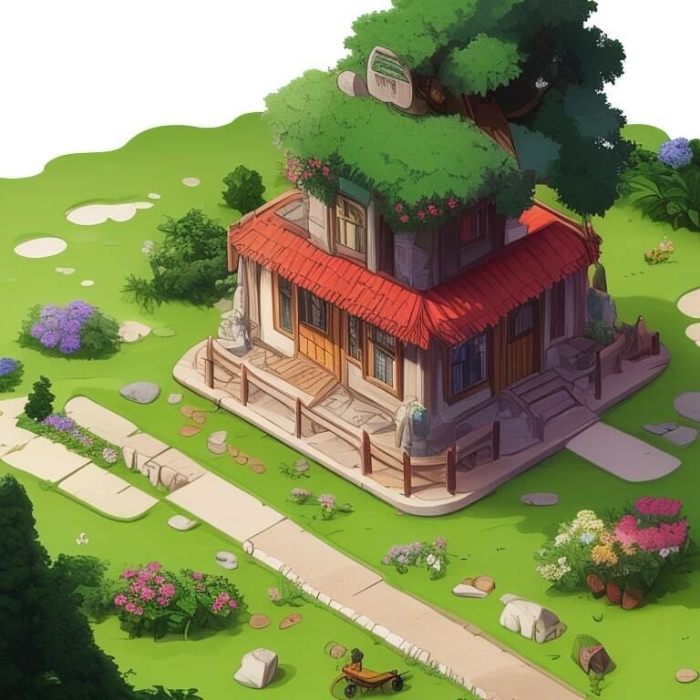 【無料】立方体視点の自然風景素材02 TRPG、ゲーム開発、動画素材などにご利用ください