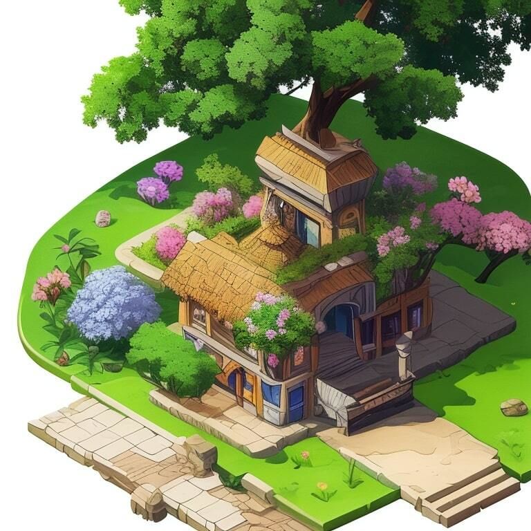 【無料】立方体視点の自然風景素材02 TRPG、ゲーム開発、動画素材などにご利用ください