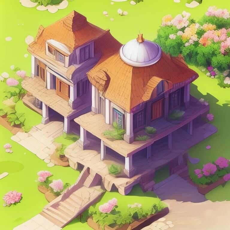 【無料】立方体視点の自然風景素材02 TRPG、ゲーム開発、動画素材などにご利用ください