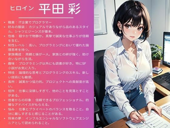 【素人AV Debut！】秀才美人プログラマー「平田 彩」