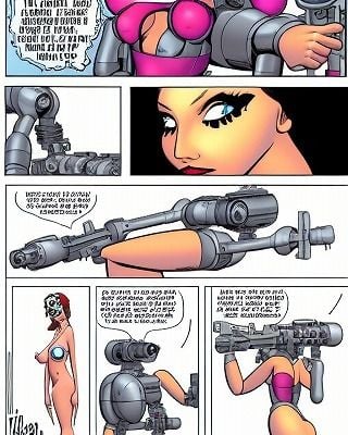おっぱいロボット漫画用の下書き原稿データ集005（画像200枚、商用利用OK）